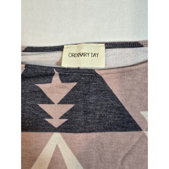 Ordinary Day Womens Top Dolman sleeves Aztec print Stretch Size 3X - Picture 6 of 16